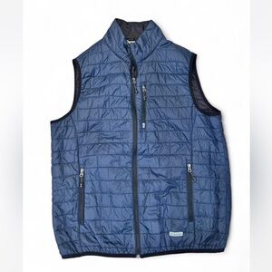 Free Country Men's Navy Quilted Vest